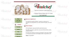 Desktop Screenshot of italchef.com